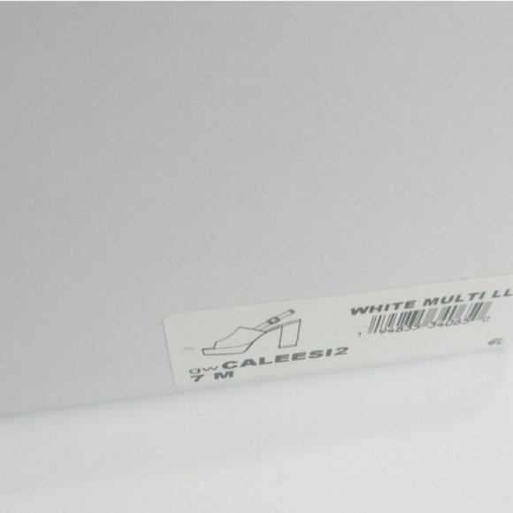 Guess Caleesi Platform Cork Sandals Snake -7 - Picture 6 of 6